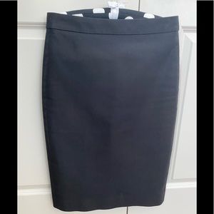 J. CREW No. 2 Pencil Skirt In Black